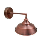 Industrial Vintage Retro Wall Lamp Indoor E27 Edison Satin Nickel