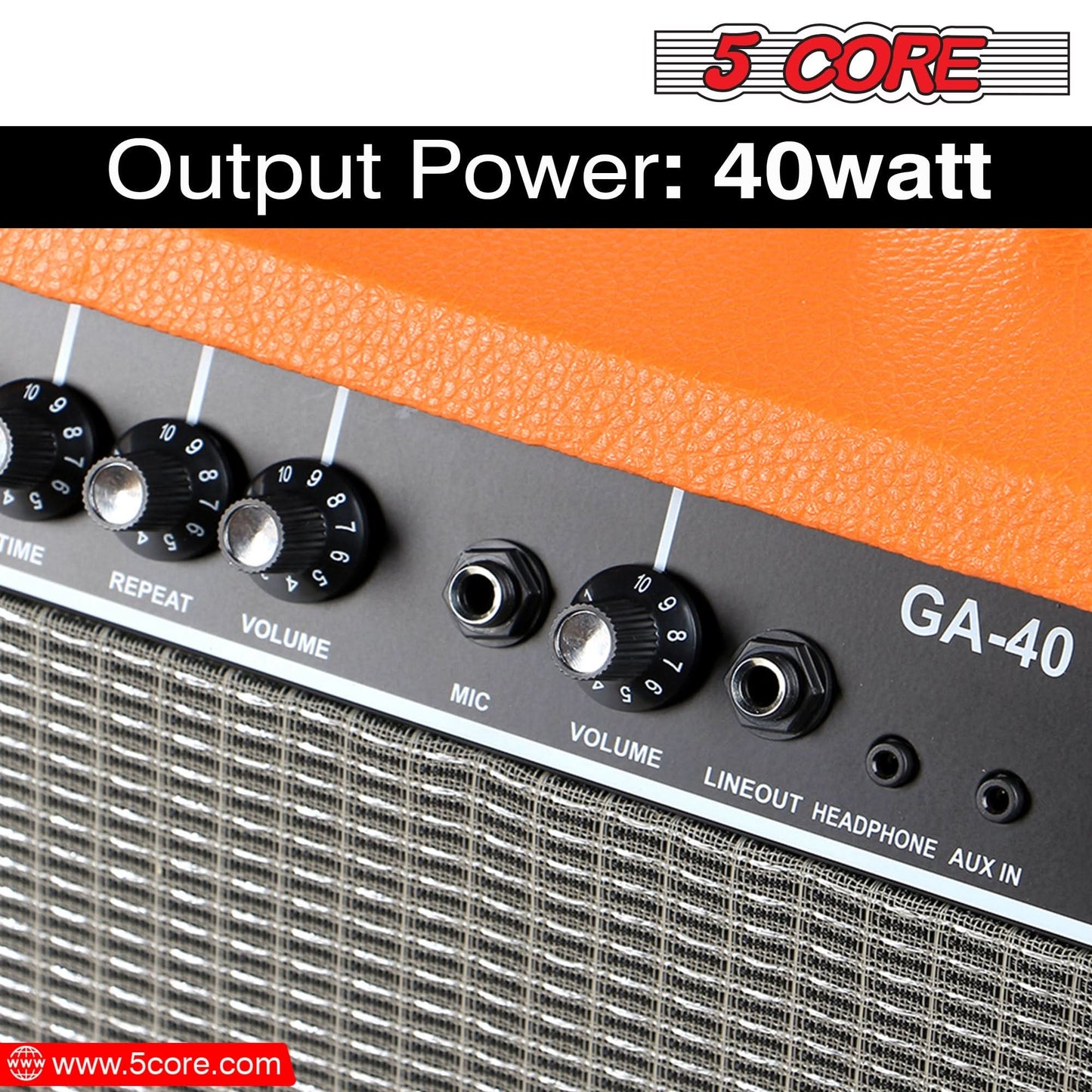5 Core Guitar Amp For Electric Bass Acoustic Portable Amplifier