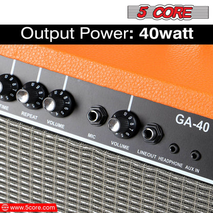 5 Core Guitar Amp For Electric Bass Acoustic Portable Amplifier