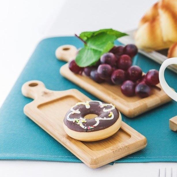 Bamboo Tray 6.75" inch X 2.75" inch | For Appetizers Main image