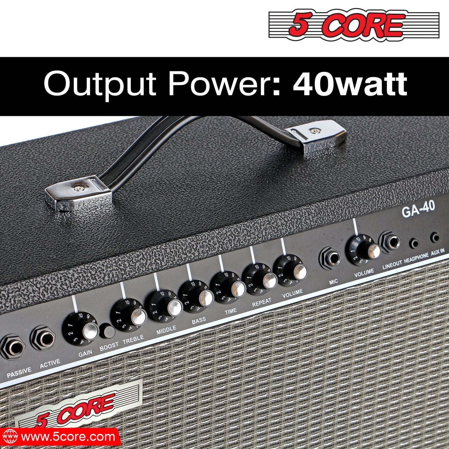 5 Core Guitar Amp For Electric Bass Acoustic Portable Amplifier