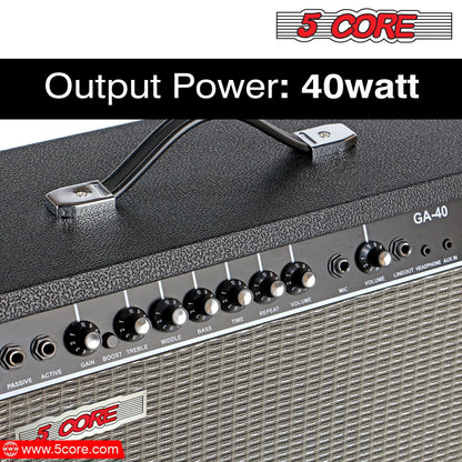 5 Core Guitar Amp For Electric Bass Acoustic Portable Amplifier