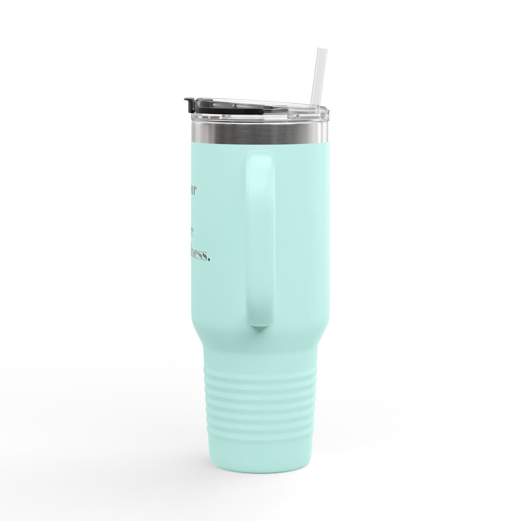 Inspirational Insulated Travel Mug | 40oz - Find Your Flow, Embrace the Stillness