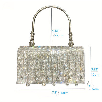 Rhinestone Designer Chain Bag Chic Star Diamond Party Evening Bag