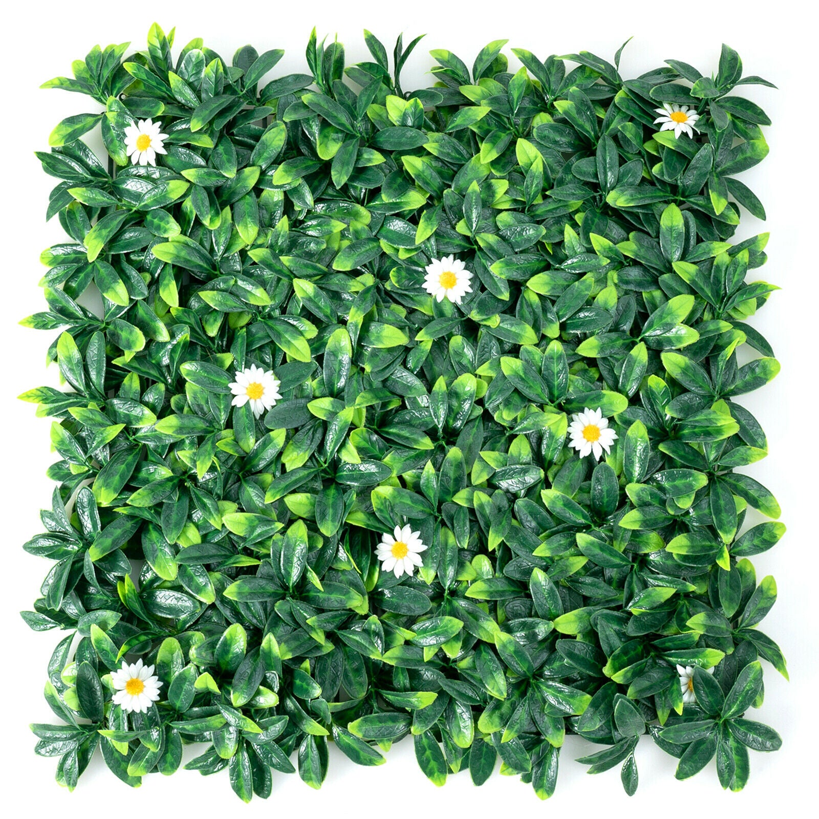 12 PCS Artificial Grass Turf Faux Hedge Panel Fence Realistic Main image