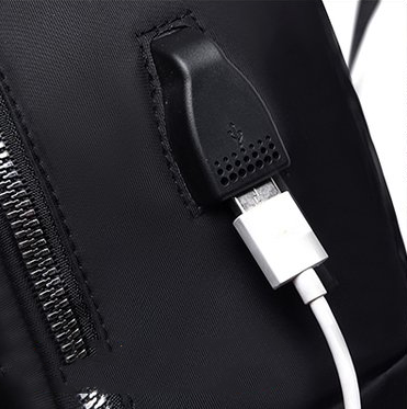 Oxford Cloth Fashion Casual Backpack With USB Port