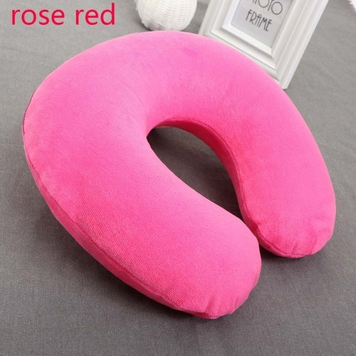 1PC 5Colors U Shaped Travel Pillow Car Air