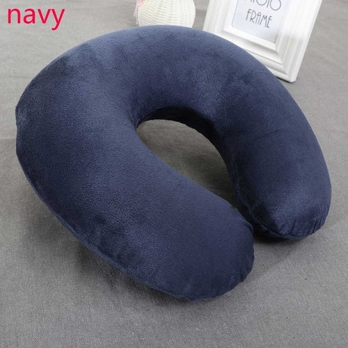 1PC 5Colors U Shaped Travel Pillow Car Air