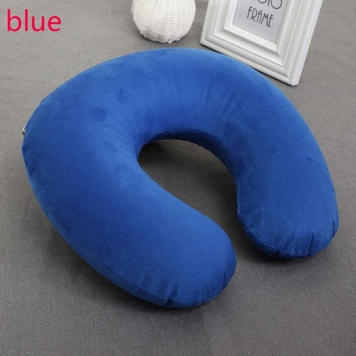 1PC 5Colors U Shaped Travel Pillow Car Air