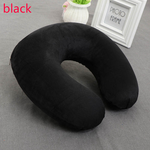 1PC 5Colors U Shaped Travel Pillow Car Air