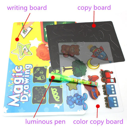 1PC A5 LED Luminous Drawing Board Graffiti Doodle