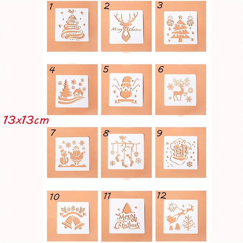 1PC Christmas Scrapbooking Stamp Album Decor