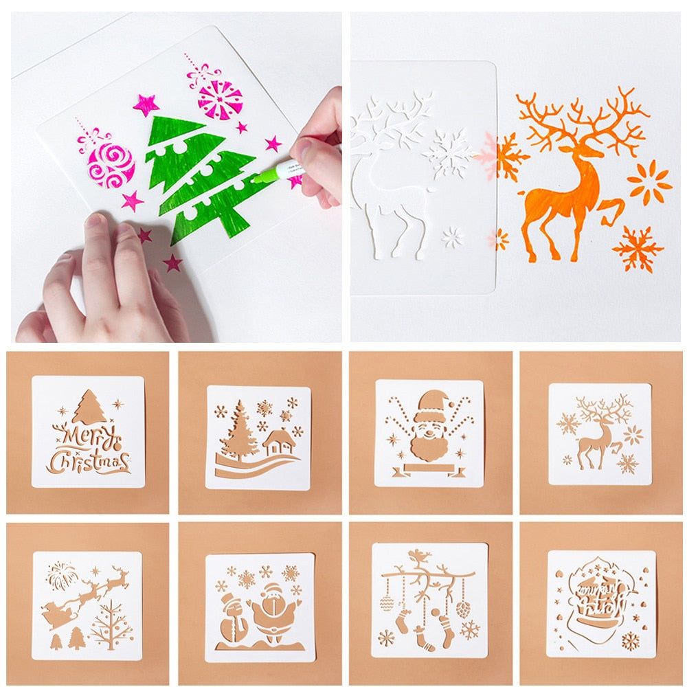 1PC Christmas Scrapbooking Stamp Album Decor