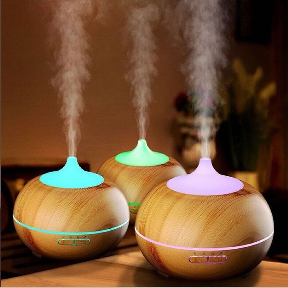 Mistyrious Essential Oil Humidifier Natural Oak Design With Easy Main image