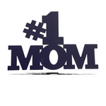 # 1 Mom Metal Wall Art