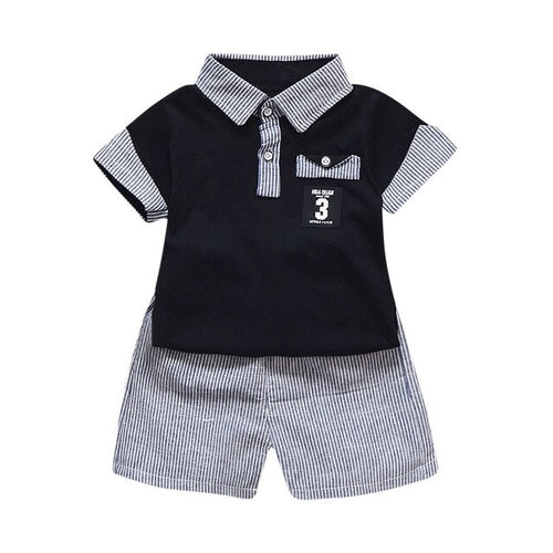 2 Pieces Sets Clothes Toddler Baby Boys Letter