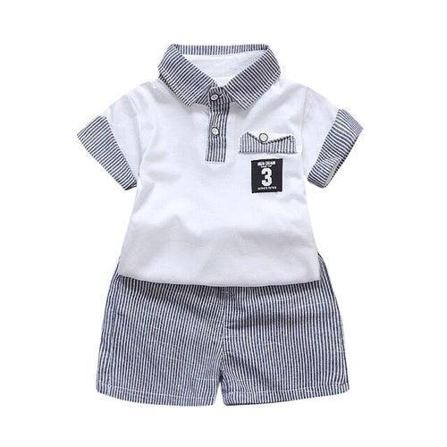 2 Pieces Sets Clothes Toddler Baby Boys Letter