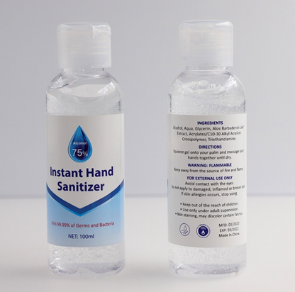 Insta High-Quality Hand Sanitizer Quick Dry 2/Pack Of 3.4 oz Ea