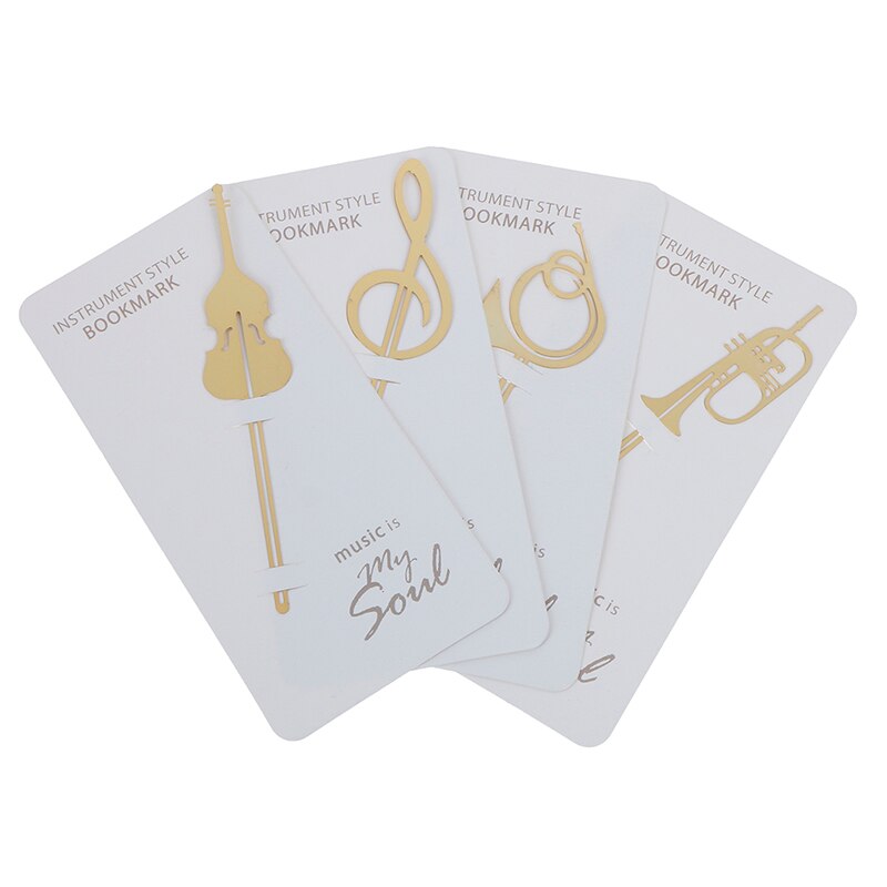 Creative Cute Gold Musical Instruments