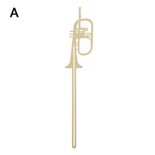 Creative Cute Gold Musical Instruments