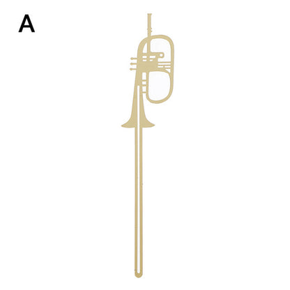 Creative Cute Gold Musical Instruments