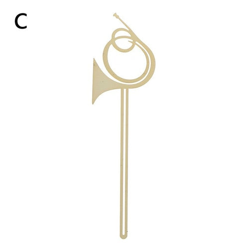 Creative Cute Gold Musical Instruments