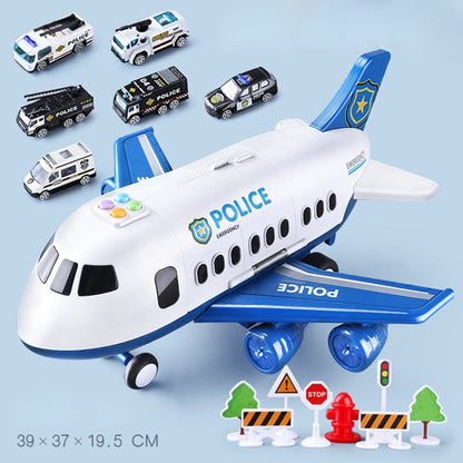 2020 Music Story Simulation Track Inertia Children's Toy Aircraft