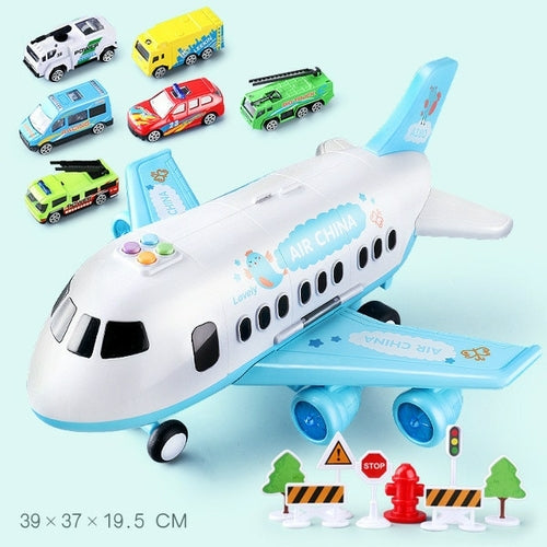 2020 Music Story Simulation Track Inertia Children's Toy Aircraft