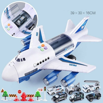 2020 Music Story Simulation Track Inertia Children's Toy Aircraft