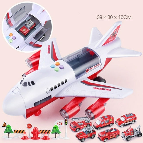 2020 Music Story Simulation Track Inertia Children's Toy Aircraft