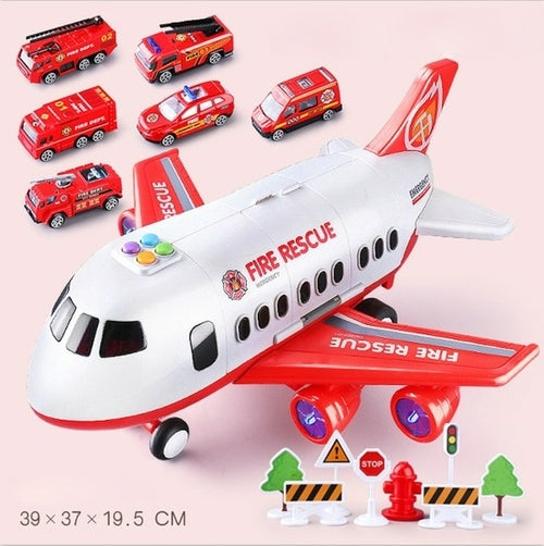 2020 Music Story Simulation Track Inertia Children's Toy Aircraft