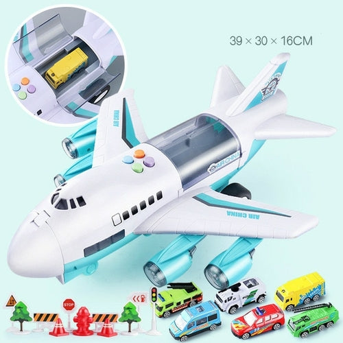 2020 Music Story Simulation Track Inertia Children's Toy Aircraft