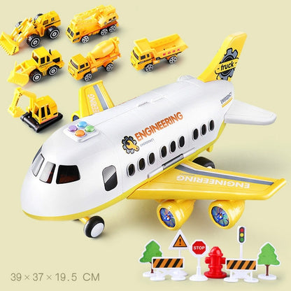 2020 Music Story Simulation Track Inertia Children's Toy Aircraft