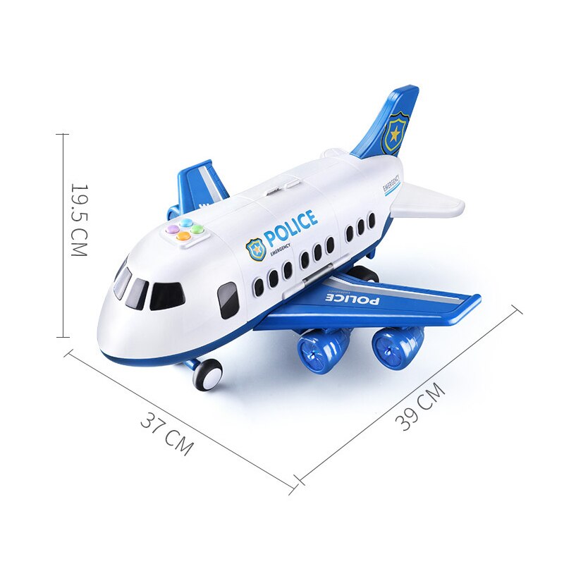 2020 Music Story Simulation Track Inertia Children's Toy Aircraft