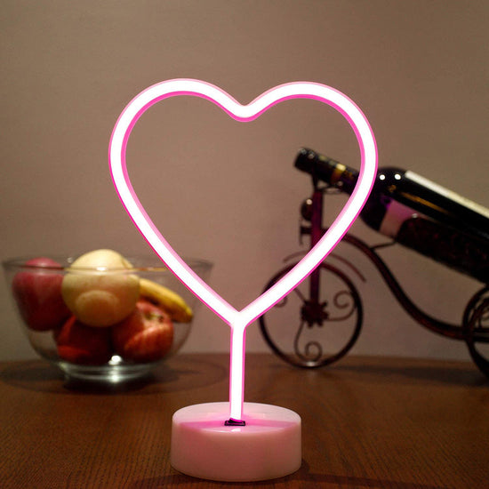 AMZER Neon LED Holiday Light with Holder, Warm Fairy Decorative Lamp