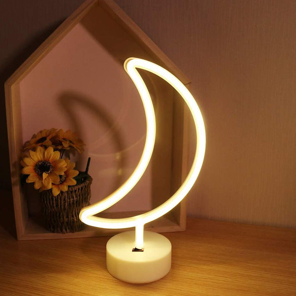 AMZER Neon LED Holiday Light with Holder, Warm Fairy Decorative Lamp