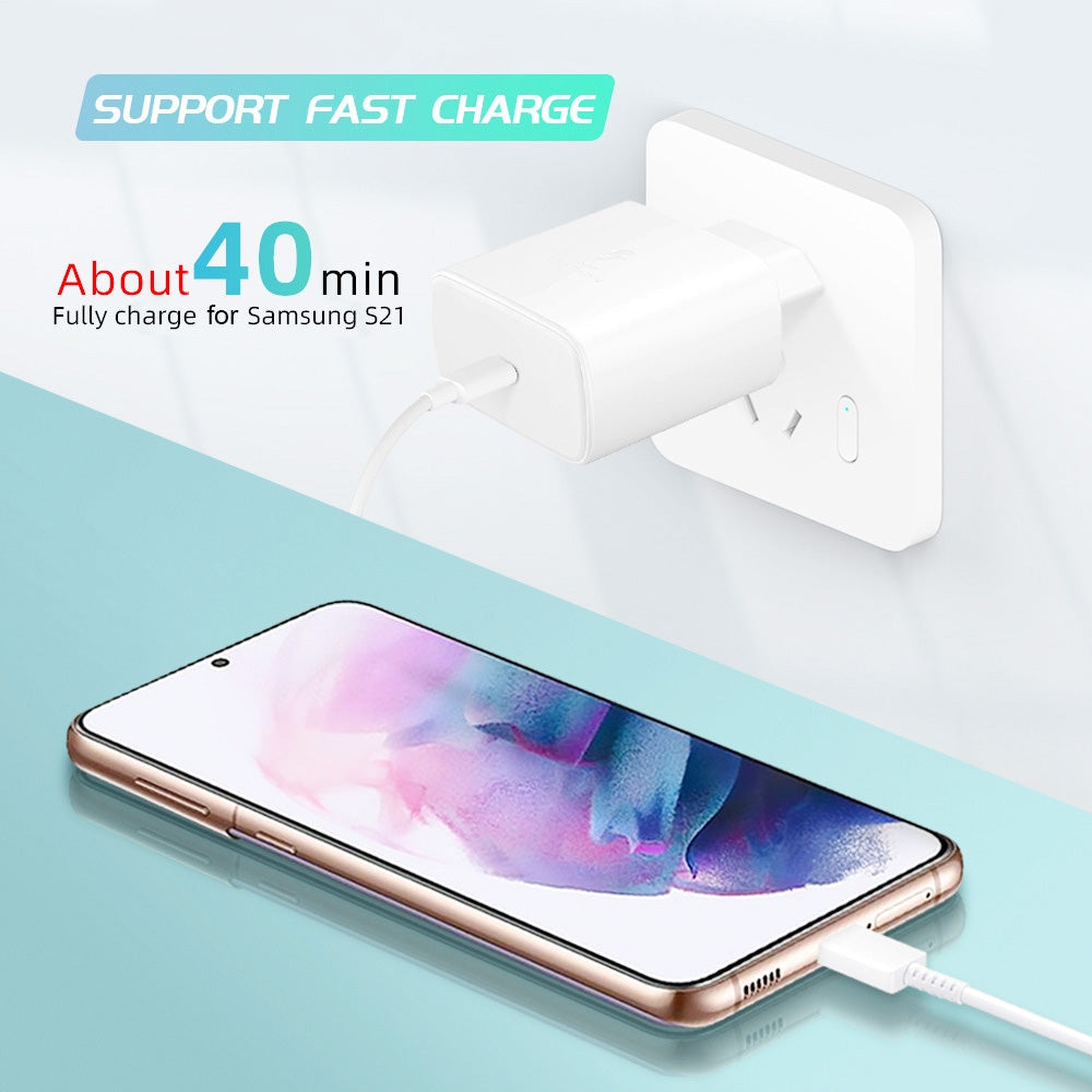 45W USB-C Wall Charger with Fast Charge PD Adapter for iPhone 12/12