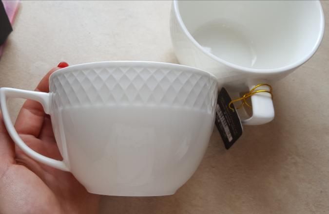 White Jumbo Coffee / Cappuccino Mug 17 Oz | 500 Ml Set Of 2 In Gift Secondary image