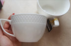 White Jumbo Coffee / Cappuccino Mug 17 Oz | 500 Ml Set Of 2 In Gift
