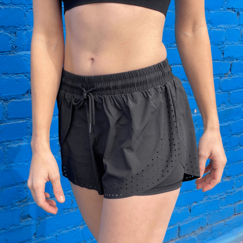 Arielle Athletic Shorts with Built-In Compression