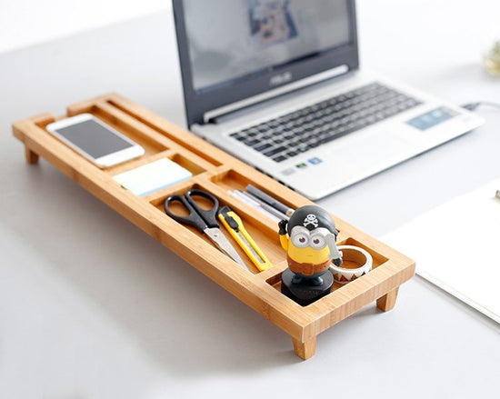 Bamboo Multifunction Desktop Organizer