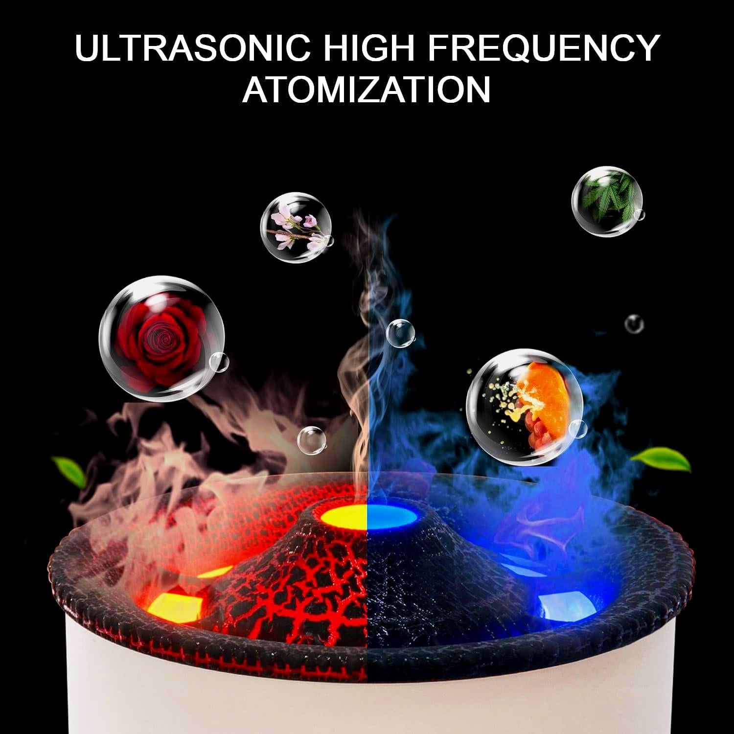 Volcano Diffuser for Essential Oils Aromatherapy Volcano Humidifier Secondary image