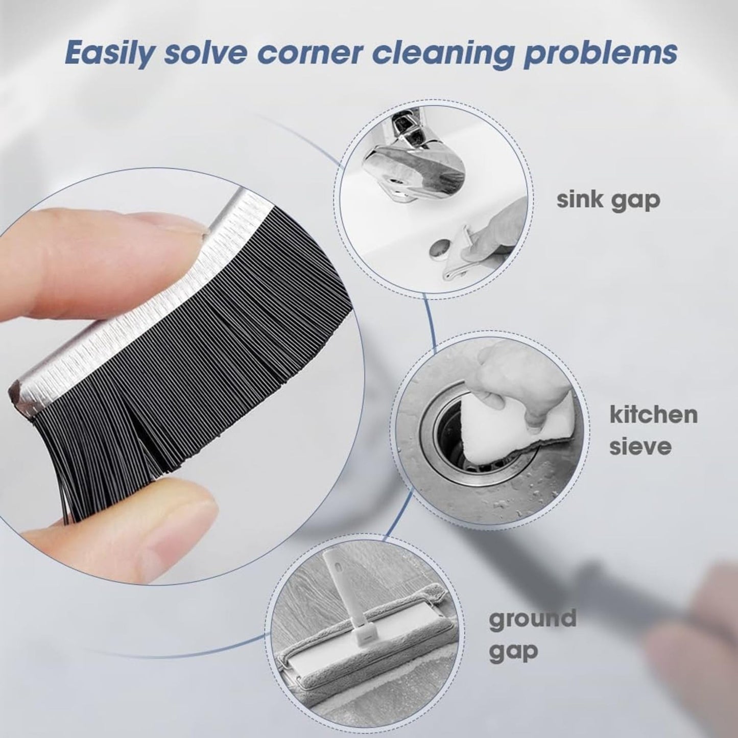 Multifunctional Gap Cleaning Brush Tool (3-Pieces)