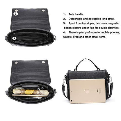 Crossbody Tote Bag Women Medium Square Purse Cross Body Ladies