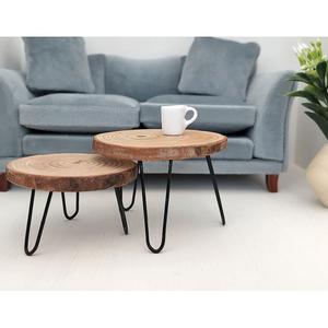 Set of 4 Industrial 12mm Steel Retro Hairpin Table Legs - 45cm Leg