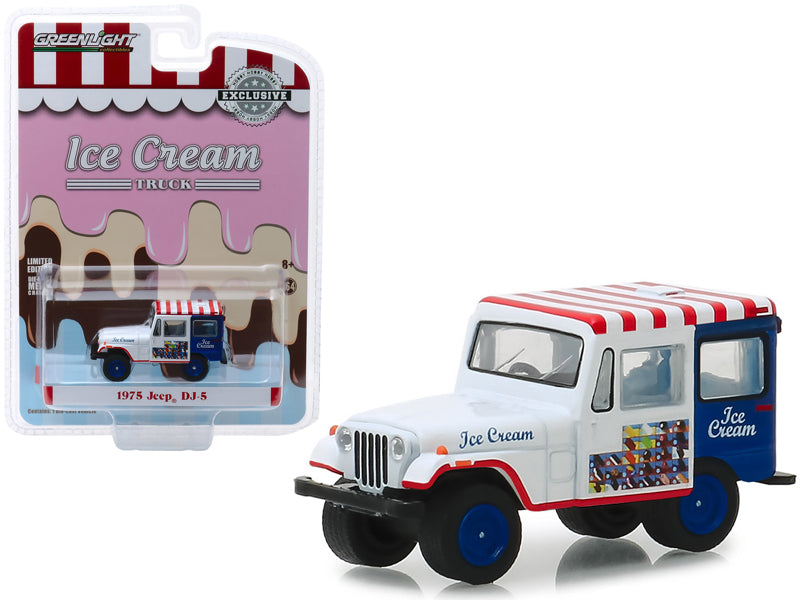 1975 Jeep DJ-5 Ice Cream Truck \Hobby Exclusive\" 1/64 Diecast Model