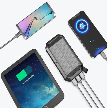 Sun Chaser Mini Solar Powered Wireless Phone Charger 10,000 mAh With