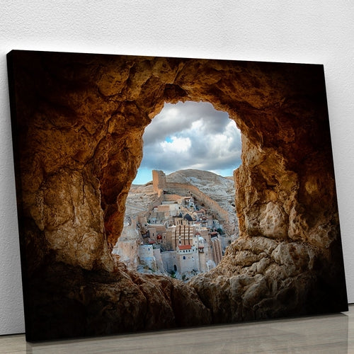 A Hole In The Wall Canvas Print or Poster