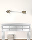 Black and Burnished Gold Metal Arrow Wall Decor
