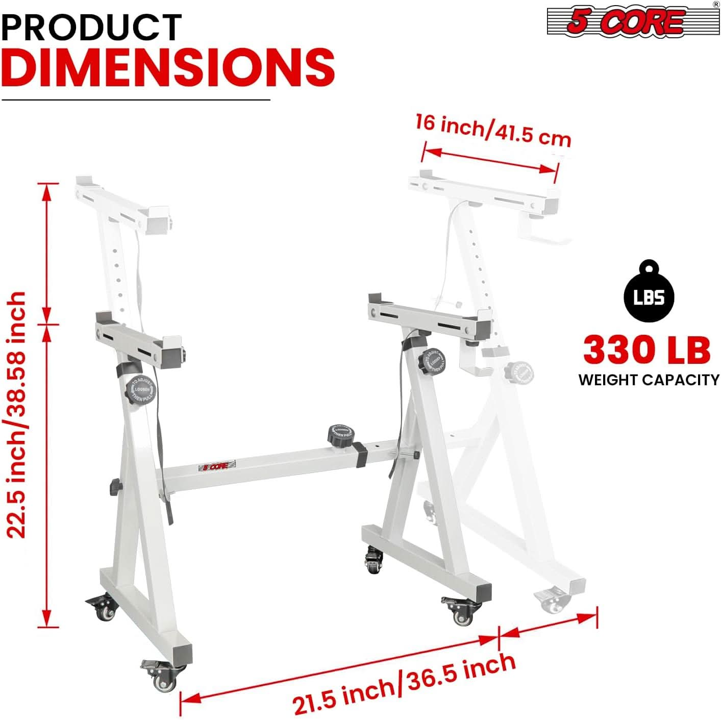 5Core Keyboard Stand Adjustable z Style Piano Riser + Keyboard Piano